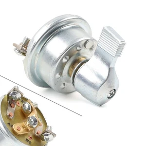 12V 50A 3 Position Forward Reverse Levered Rotary Switch 75712-04 On-Off-On DPDT - Picture 1 of 10