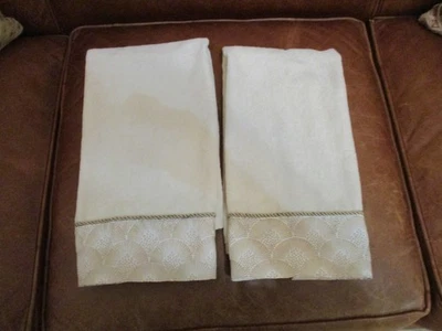 Toallas de mano Avanti concha decorativa marfil (2) Foto 1 de 4