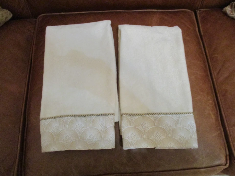 Toalhas de mão Avanti Deco concha marfim (2) - Imagem 1 de 4