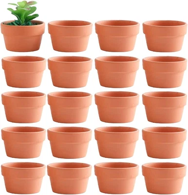 Macetas de terracota poco profundas de 3,5 pulgadas Yishang, maceta de arcilla cerámica con drenaje Foto 1 de 4