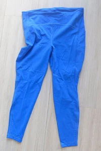 Leggings Lulu Limón Velocidad Rápida Tiro Alto Azul Psíquico Extreme Talla 16 Nuevos sin Etiquetas - Imagen 1 de 4