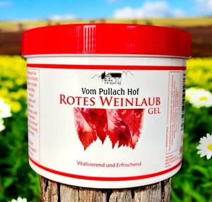 5 x Gel de hojas de vid roja 500 ml de Pullach Hof - Imagen 1 de 2