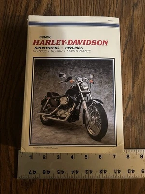 Harley-Davidson Sportsters Clymer 1959-1985: libro de servicio/reparación/mantenimiento Foto 1 de 4