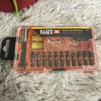 🔥🎄Klein Tools Slim Proflex Impact-Rated Bit Set, 12 Pieces driver 🔥🎄￼NIP - Image 1 of 4