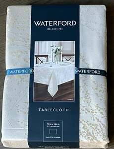 Waterford Holz Gold Jacquard Weihnachten Urlaub Tischdecke, 70x144 - Bild 1 von 4