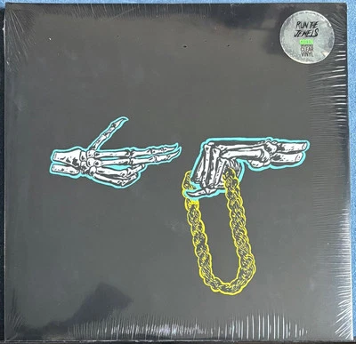 RUN THE JEWELS 1 SELF-TITLED~SEALED 2020 EU 180 GRAM GREEN SPLATTER 2-LP RE~HYPE - Image 1 of 3