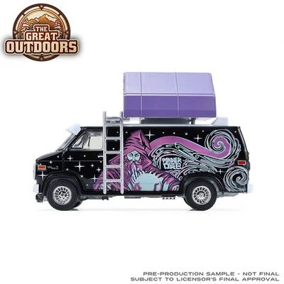 Greenlight Great Outdoors 4 - 1978 GMC Vandura Custom Van w/Cartop Tent 38080-C - Image 1 of 2