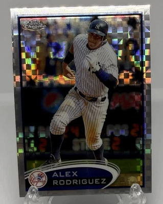 2012 Topps Chrome X-Fractor Refractor Alex Rodriguez #49 New York Yankees - Image 1 of 2