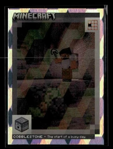 2024 Panini Minecraft - Crafting Chronicles Cubic Foil - #139 Cobblestone - Picture 1 of 2
