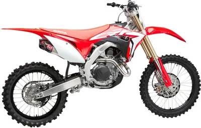 Tubulação de escape Yosh RS-9T Signature sistema completo duplo SS Honda CRF450R 17-20 - Imagem 1 de 4