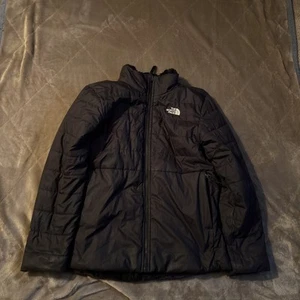 Girls Northface Puffer Jacket Size XL Black - Picture 1 of 2