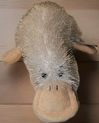HM208  Ganz Webkinz - White Googles - 12" Plush Stuffed Platypus - New With Tags - Image 1 of 4