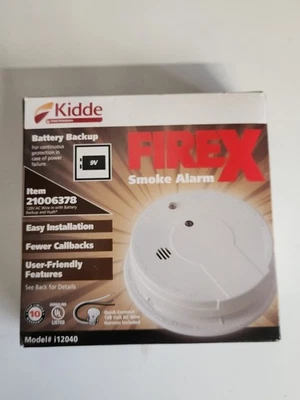Alarma de humo Kidde i12040 120 V CA cableada con batería de respaldo ~ NUEVA EN CAJA Foto 1 de 4