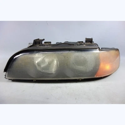 Lámpara de faros de xenón izquierda de fábrica Hella OEM BMW E39 1999-2000 dañada serie 5 Foto 1 de 4