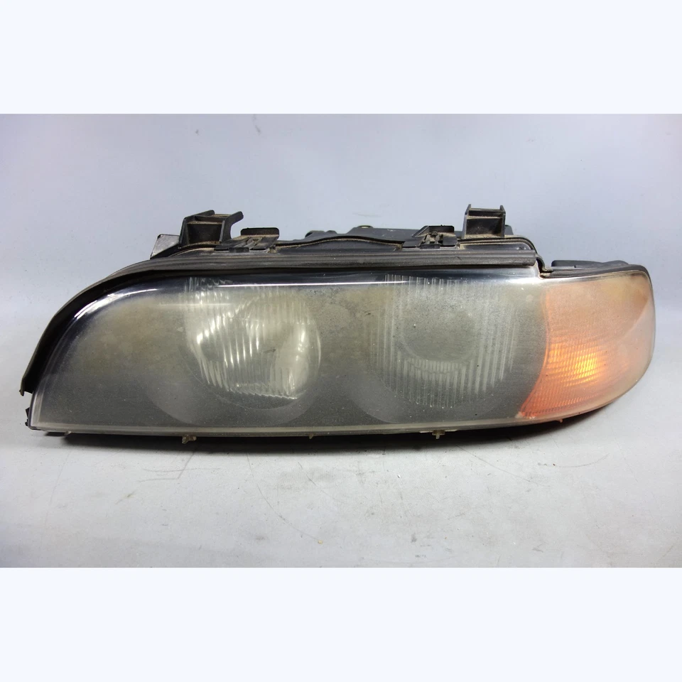Lámpara de faros de xenón izquierda de fábrica Hella OEM BMW E39 1999-2000 dañada serie 5 Foto 1 de 4