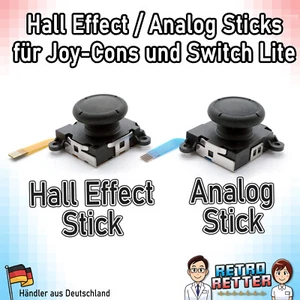 Joy Con Analog / Hall Effect Stick Nintendo Switch OLED Lite Thumbstick Effekt - Bild 1 von 10