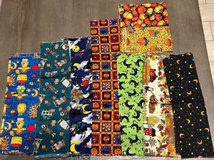 Halloween/Fall Quilting Cotton Lot (4 Yds. Total) - SSI, Alexander Henry, Etc. - Picture 1 of 3