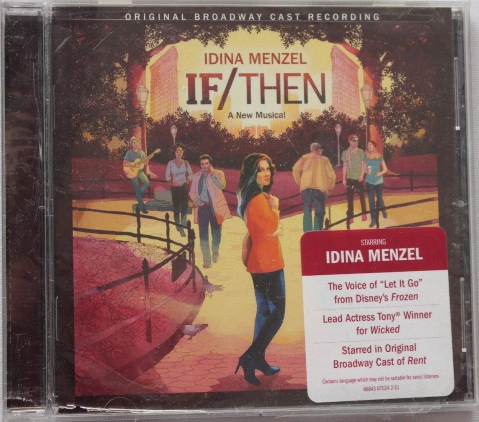 IF/THEN A NEW MUSICAL ORIGINAL BROADWAY CAST  IDINA MENZEL [NEW CD] Foto 1 de 2