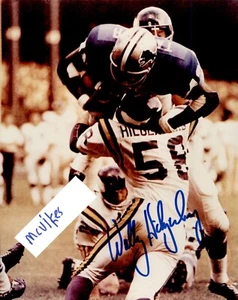 Wally Hilgenberg Minnesota Vikings Autographed Signed 8x10 Photo #2 COA DECEASED - Picture 1 of 1