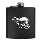 6oz (170ml) 'Full Wheelbarrow' Pocket Hip Flask (HP00006516)