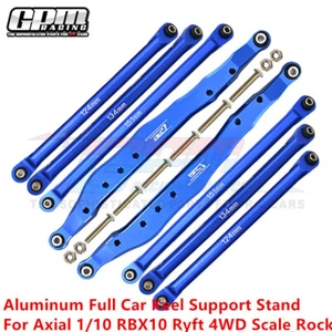 GPM Alu Full Car Keel Support Stand For Axial 1/10 RBX10 Ryft 4WD Scale Rock US - Picture 1 of 12