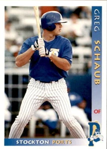 1998 Stockton Ports Grandstand #26 Greg Schaub Oxford Pennsylvania Baseball Card - Picture 1 of 2