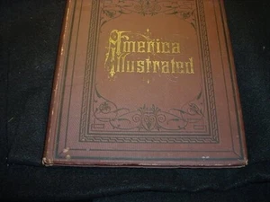 America Illustrated antique book-1876-1st edition-great etchings-illustrations - Picture 1 of 7