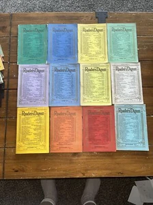 Lot of 12 Vintage 1937 Readers Digest Issues Complete Year - Picture 1 of 24