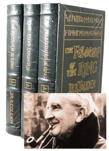 Easton Press LORD THE RINGS JRR Tolkien Hobbit Silmarillion Two Towers King 3V - Imagen 1 de 5