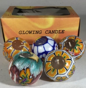 Glowing Candles. Assorted, Lot of 5 - Picture 1 of 3