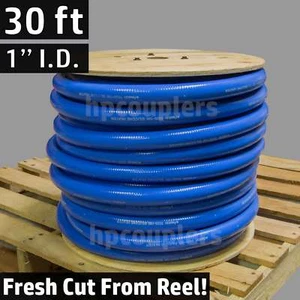 30 ft 1" ID FlexFab 5526 Blue Silicone Heater Hose 25mm 350F Radiator Coolant - Foto 1 di 5