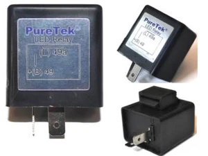 PureTek® Motorcycle Motorbike 2 Pin LED Indicator Flasher Relay - Picture 1 of 4