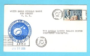 Prueba de aborto de altitud intermedia cápsula completa Apollo 20/01/66, arenas blancas, casi nueva - Imagen 1 de 1