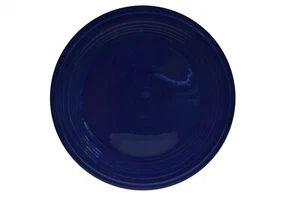Plato de almuerzo vintage Fiestaware Fiesta HLC 9,5" azul cobalto - Imagen 1 de 2