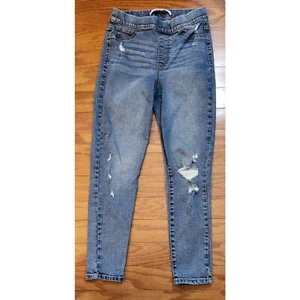 Womens Celebrity Pink Juniors Pull On Distressed Jeggings Jeans Size S - Picture 1 of 18