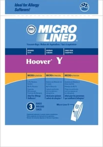 Hoover Y Micro Bolsas de Aspiradora Túnel de Viento, Tempo - Paquete de 3 HECHAS EN AMÉRICA EE. UU. - Imagen 1 de 1