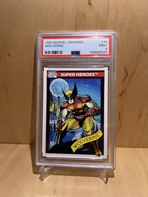 1990 Impel Marvel Universe Wolverine #10 PSA 9 Mint - Image 1 of 2