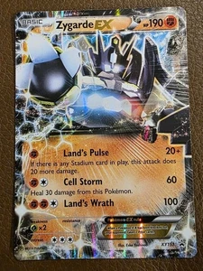 Zygarde EX XY151 - XY Black Star Promo Holo Pokemon Card LP - Picture 1 of 4