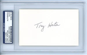 Tony Horton signed index card PSA DNA autograph auto Boston Red Sox Cleveland - Picture 1 of 2