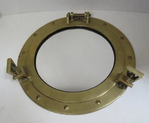 Decorative Nautical Porthole with Mirror Opens 11 Inches in Diameter - Picture 1 of 9