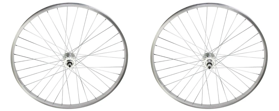 BICICLETA BMX 29" X 30mm Buje Delantero O Flip-Flop PLATEADO 36 Radios Rueda de Cojinete Sellada Foto 1 de 1