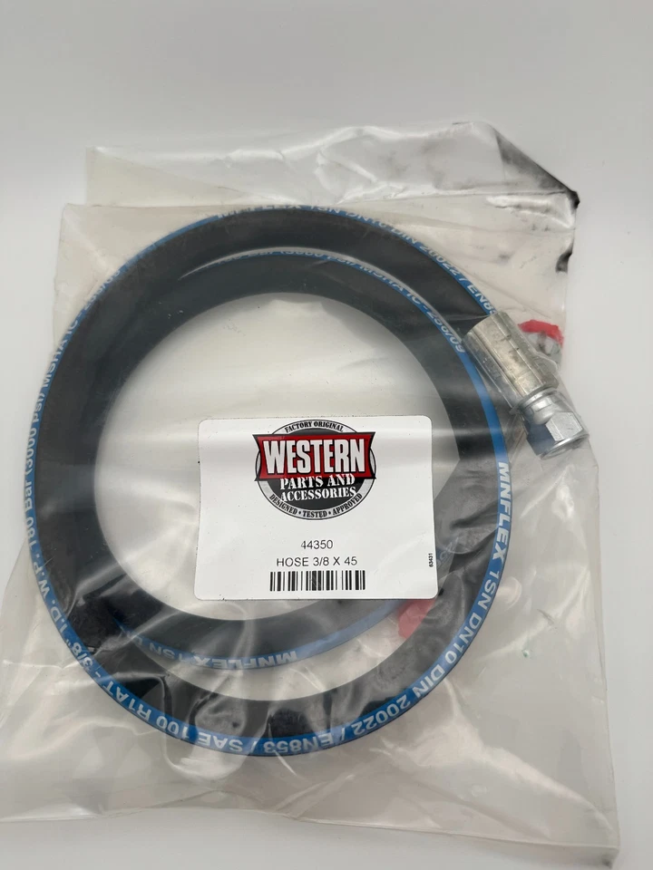 WESTERN SNOW PLOW PART # 44350 - 3/8 X 45" HOSE - Image 1 of 1