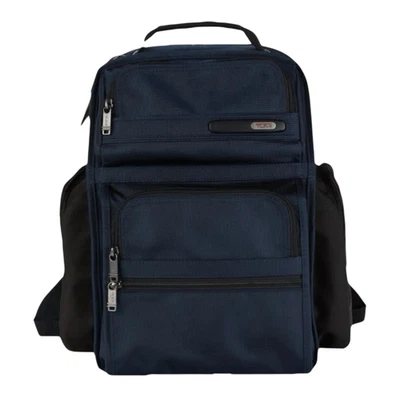 TUMI $550 16.5" Brief Backpack luggage carry on blue NWT - Image 1 of 4
