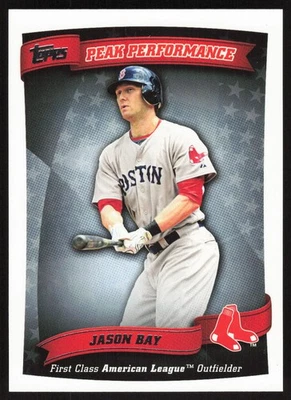Jason Bay 2010 Topps Peak Performance PP-62 Boston Red Sox - Image 1 of 2