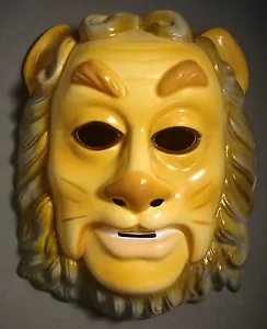 THE WIZARD OF OZ COWARDLY LION HALLOWEEN MASK PVC / PLASTIC - Picture 1 of 1
