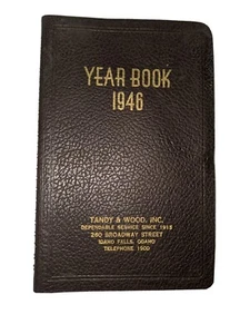 Vintage 1946 Year Book Planner Insurance Reminder Unused - Picture 1 of 7