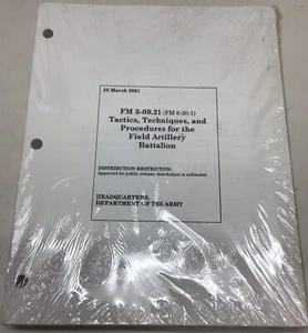 FM 3-09.21 Tactics Techniques and Procedures for Field Artillery Battalion 2001 - Picture 1 of 4