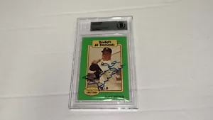 Duke Snider Brookyn Dodgers Hygrade Signed Card Beckett Certified - Picture 1 of 2