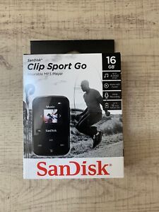 SanDisk 16GB Clip Sport Go Wearable MP3 Player Black