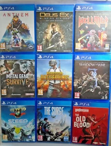 PS4 (Sony PlayStation 4 Spiele) alles in sehr gutem Zustand & komplett - Bild 1 von 190